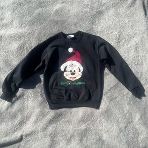 Disney Child Sweatshirt - Walt Disney World - Holiday Santa Mickey